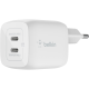 Зарядний пристрій Belkin 45W 3A GAN 2USB-С (WCH011VFWH) white PLS-00-00136414