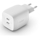Зарядний пристрій Belkin 45W 3A GAN 2USB-С (WCH011VFWH) white PLS-00-00136414