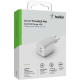 Зарядний пристрій Belkin 45W 3A GAN 2USB-С (WCH011VFWH) white PLS-00-00136414