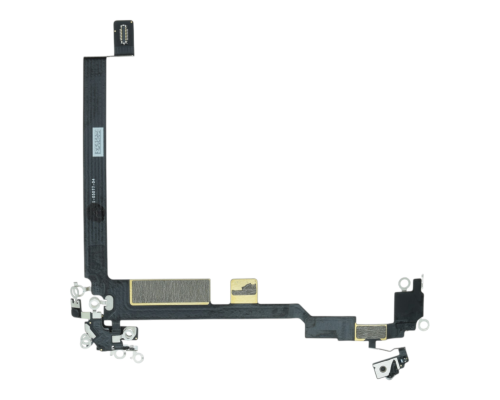 Шлейф iPhone 16 Pro Max сигнальний для роз'єму зарядки (Original Used) PLS-00-00136983