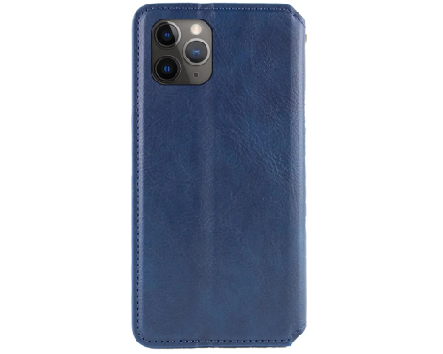 Чохол-книжка Leather Cubic для iPhone 12 (12 Pro) blue PLS-00-00162727
