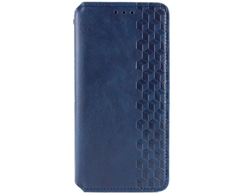 Чохол-книжка Leather Cubic для iPhone 12 (12 Pro) blue PLS-00-00162727