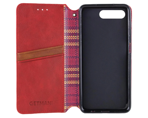 Чохол-книжка Leather Cubic для iPhone 7 Plus (8 Plus) red PLS-00-00162739