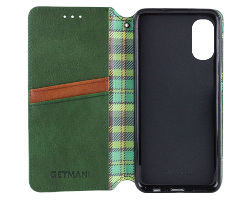 Чохол-книжка Leather Cubic Oppo A58 4G green PLS-00-00162819