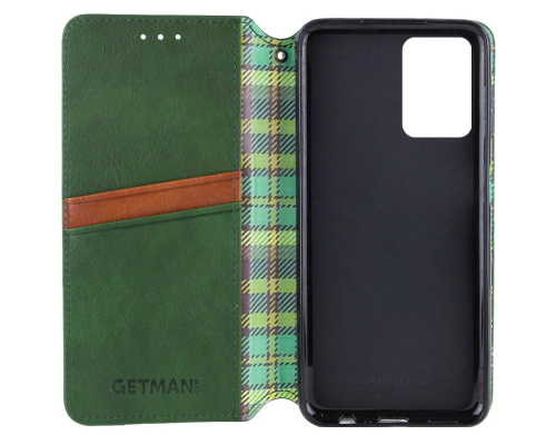 Чохол-книжка Leather Cubic Motorola Moto G06 green PLS-00-00162781