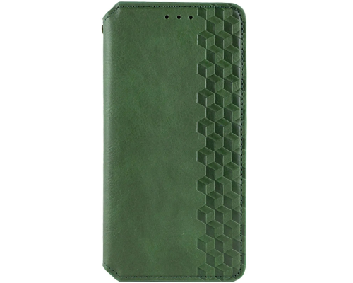 Чохол-книжка Leather Cubic Motorola Moto G06 green PLS-00-00162781