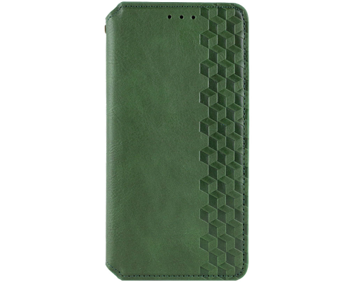 Чохол-книжка Leather Cubic Oppo A58 4G green PLS-00-00162819