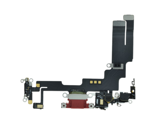 Шлейф iPhone 14 з роз'ємом зарядки red (Original Used) PLS-00-00127224