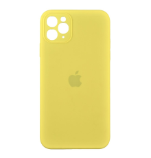 Чохол Silicone Case Квадратні Борти Full Camera iPhone 11 Pro Max yellow PLS-00-00103229