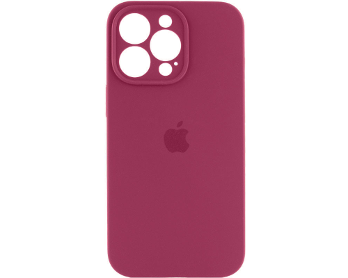 Чохол Silicone Case Full Camera Protective iPhone 13 Pro maroon PLS-00-00103389