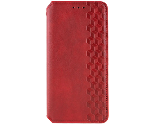Чохол-книжка Leather Cubic Samsung A075 Galaxy A07 red PLS-00-00162850