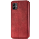 Чохол-книжка Leather Cubic Samsung A075 Galaxy A07 red PLS-00-00162850