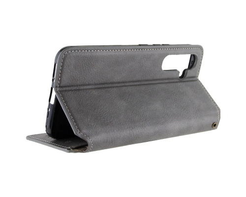 Чохол-книжка Leather Cubic Samsung A266 Galaxy A26 gray PLS-00-00162882