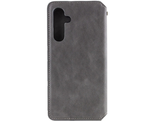 Чохол-книжка Leather Cubic Samsung A266 Galaxy A26 gray PLS-00-00162882
