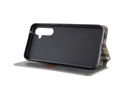 Чохол-книжка Leather Cubic Samsung A266 Galaxy A26 gray PLS-00-00162882