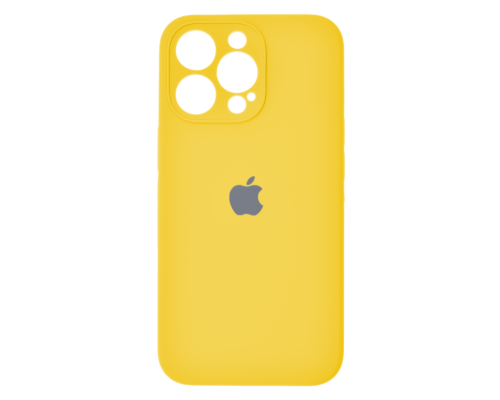 Чохол Silicone Case Full Camera Protective iPhone 14 Pro Max canary yellow PLS-00-00103021