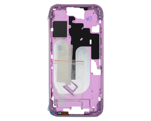Середня частина корпусу для iPhone 16 EU pink (OEM) PLS-00-00165148