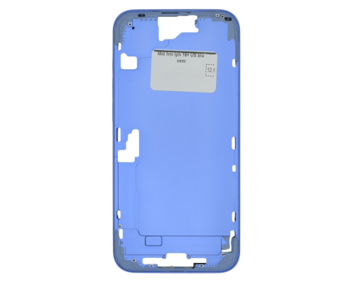 Середня частина корпусу для iPhone 16 Plus US blue (OEM) PLS-00-00165161