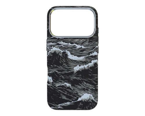 Чохол D Glory Ultra Slim with Magnetic для iPhone 17 Pro black wave PLS-00-00165980