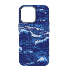 Чохол D Glory Ultra Slim with Magnetic для iPhone 12 Pro Max blue wave PLS-00-00166051