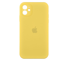 Чохол Silicone Case Квадратні Борти Full Camera iPhone 11 yellow PLS-00-00102441