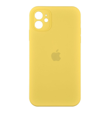 Чохол Silicone Case Квадратні Борти Full Camera iPhone 11 yellow PLS-00-00102441