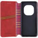 Чохол-книжка Leather Cubic Xiaomi Redmi Note 14 Pro 4G red PLS-00-00163105