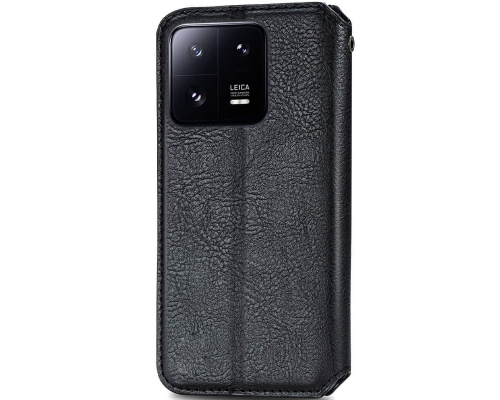 Чохол-книжка Leather Cubic Xiaomi 13 black PLS-00-00162974