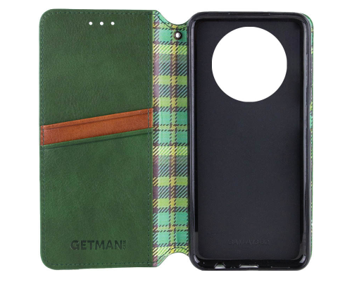 Чохол-книжка Leather Cubic Xiaomi Redmi 14C green PLS-00-00163028