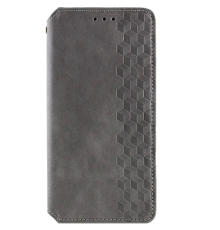Чохол-книжка Leather Cubic Xiaomi Redmi 15C Global gray PLS-00-00163045
