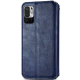 Чохол-книжка Leather Cubic Xiaomi Redmi Note 10 5G blue PLS-00-00163071