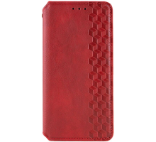 Чохол-книжка Leather Cubic Xiaomi Redmi Note 14 Pro 4G red PLS-00-00163105