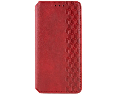 Чохол-книжка Leather Cubic Xiaomi Redmi Note 14 Pro 4G red PLS-00-00163105