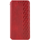 Чохол-книжка Leather Cubic Xiaomi Redmi Note 14 Pro 4G red PLS-00-00163105