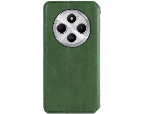 Чохол-книжка Leather Cubic Xiaomi Redmi 14C green PLS-00-00163028