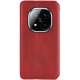 Чохол-книжка Leather Cubic Xiaomi Redmi Note 14 Pro 4G red PLS-00-00163105