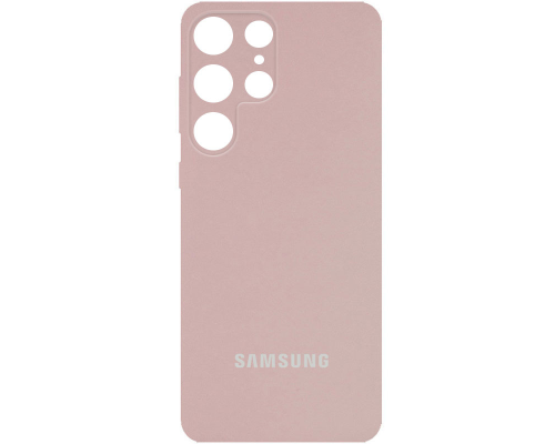 Чохол Silicone Cover Full Camera Samsung S918 Galaxy S23 Ultra pink sand PLS-00-00105598