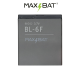 Акумулятор для Nokia BL-6F (Max Bat) PLS-00-00153640