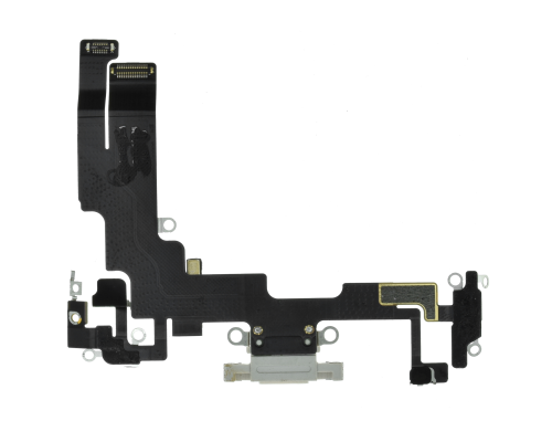 Шлейф iPhone 14 з роз'ємом зарядки white (Original Used) PLS-00-00127225