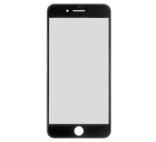 Скло дисплея iPhone 8 Plus з рамкою та OCA black (Original China) PLS-00-00021686