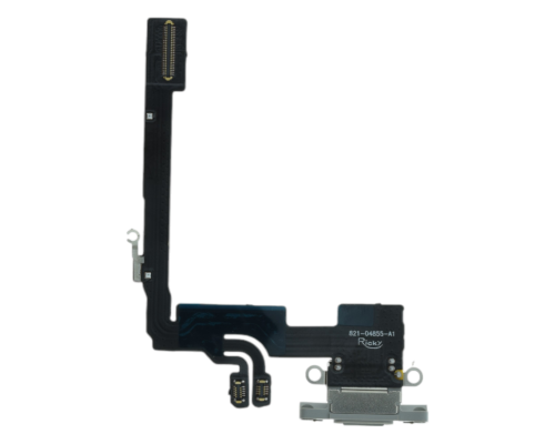 Шлейф iPhone 16 Pro з роз'ємом зарядки white titanium (Original China) PLS-00-00133979