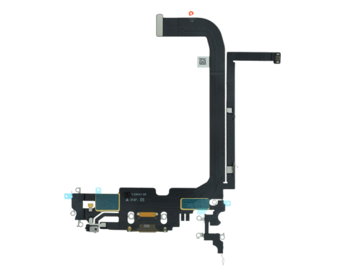 Шлейф iPhone 13 Pro Max з роз'ємом зарядки gold (Original) PLS-00-00134258