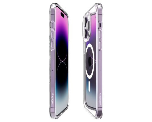 Чохол Spigen Ultra Hybrid with MagSafe iPhone 14 Pro Max transparent PLS-00-00105895