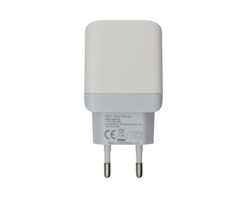 Зарядний пристрій EuroTech 18W USB-A (Original China) silver PLS-00-00148980