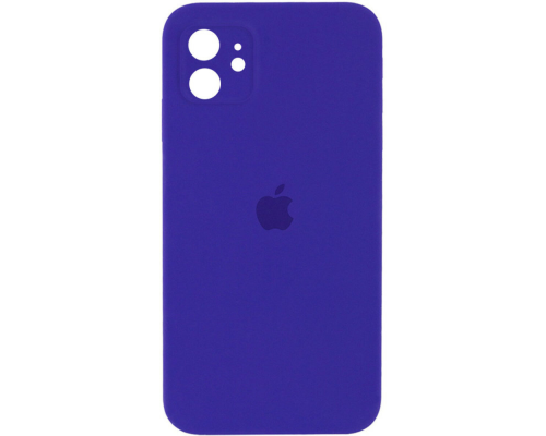 Чохол Silicone Case Full Camera Protective iPhone 12 dark purple PLS-00-00116657