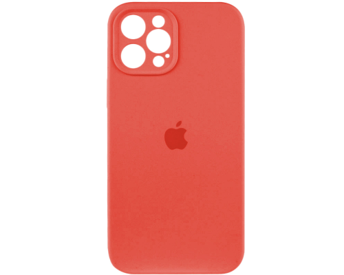 Чохол Silicone Case Full Camera Protective iPhone 12 Pro peach PLS-00-00116643
