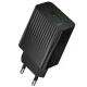 Зарядний пристрій Borofone BAS72A 18W 3A USB-A black PLS-00-00156101