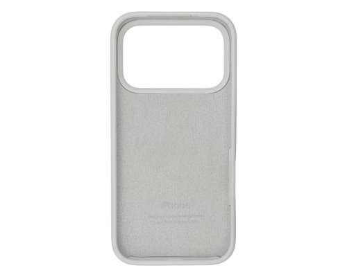 Чохол Silicone Case Full Protective iPhone 17 Pro white PLS-00-00146461