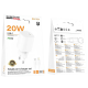 Зарядний пристрій Borofone BA103A 20W 3A USB-C з кабелем C-L white PLS-00-00169788