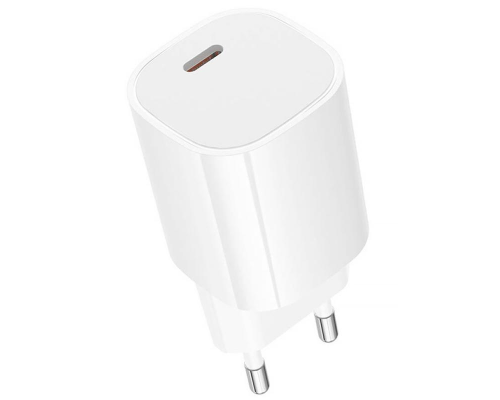 Зарядний пристрій Borofone BA103A 20W 3A USB-C з кабелем C-L white PLS-00-00169788